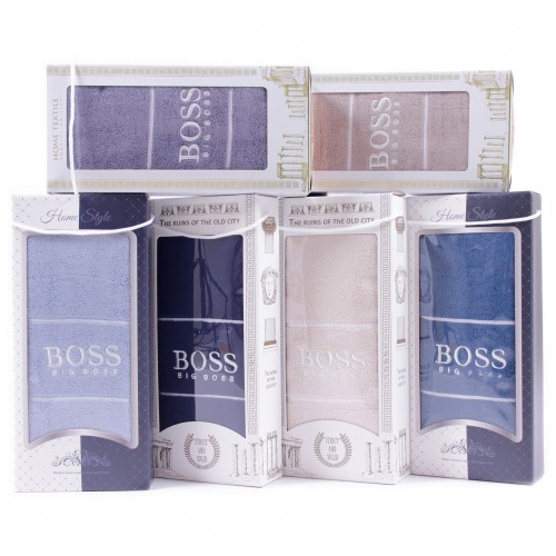 Набор полотенца махрового 1506553 1505553 в коробке Б из Иваново