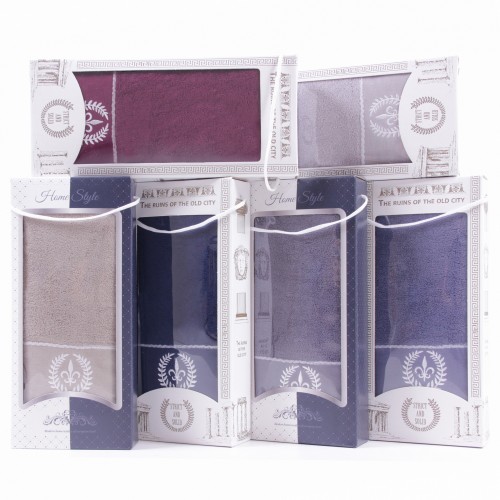 Набор полотенца махрового 1506559 1505559 в коробке Б из Иваново