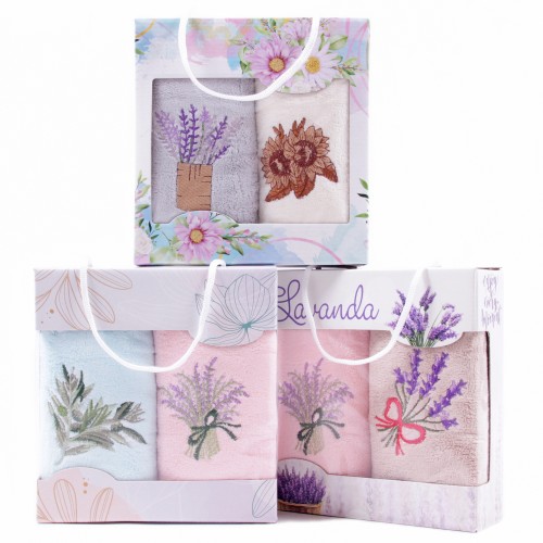 Набор полотенец микрофибра  2804148 в сумочке Р+Р из Иваново