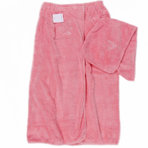 Набор 2-х предметный сауна микрофибра женская + чалма  2840039 вид 1 из Иваново