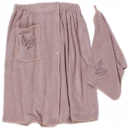 Набор полотенце сауна микрофибра мужская + полотенце 7540264 вид 3 из Иваново