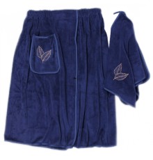 Набор полотенце сауна микрофибра мужская + полотенце 7540264 вид 4
