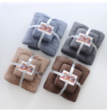 Набор полотенец микрофибра  668-149 ,70х140+35х75