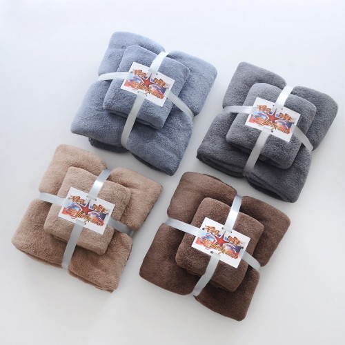 Набор полотенец микрофибра  668-149 ,70х140+35х75 из Иваново