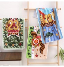 Полотенце микрофибра с карабином 23005G Р