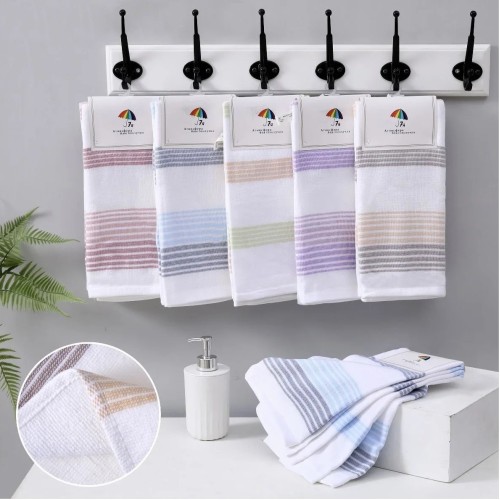 Набор полотенец хлопок 8511622 ручных 2 шт.в скрепке из Иваново