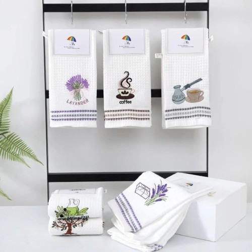 Набор полотенец хлопок 8511582 ручных 2 шт.в скрепке из Иваново