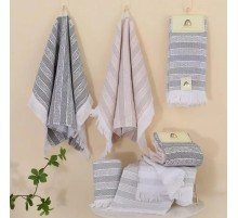 Набор полотенец хлопок Z379 ручных 2 шт.в скрепке