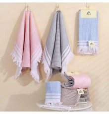 Набор полотенец хлопок Z381 ручных 2 шт.в скрепке