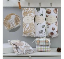 Набор полотенец хлопок-махра Z459 ручных 2 шт.в скрепке