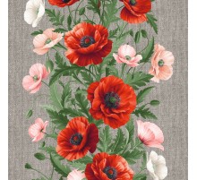 Салфетка-дорожка на стол хлопковая Королевские маки 29451-1 тк