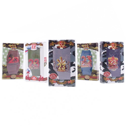 Полотенце из микрофибры 23004 в шоколадке 23 февраля Р в Екатеринбурге