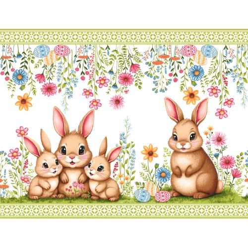 Салфетка-дорожка на стол хлопковая Радостный день 29464-1 тк из Иваново