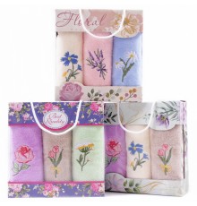 Набор полотенец микрофибра  3804 в сумочке МР+МР+МР