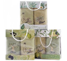 Набор полотенец микрофибра  086115 в сумочке МР+МР