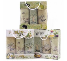 Набор полотенец микрофибра  086115 в сумочке МР+МР+МР