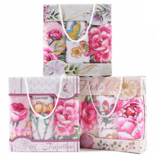 Набор полотенец из микрофибры Y14 в сумочке Р+Р+Р из Иваново