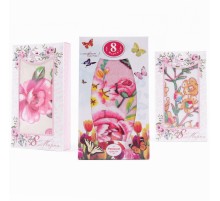 Набор полотенца микрофибра   Y14 в шоколадке 8 марта Р