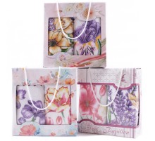 Набор полотенец из микрофибры Y09A в сумочке Р+Р