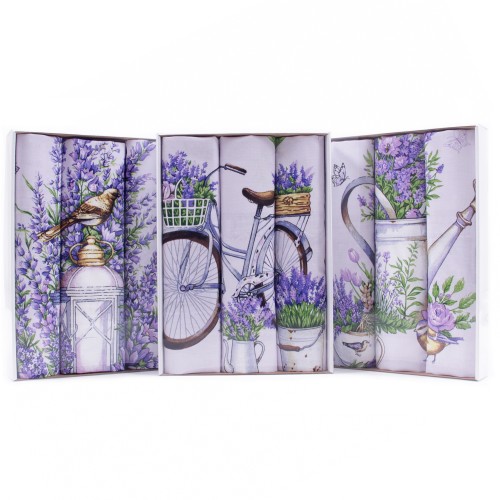 Набор полотенец рогожка Купон 50х63 см в коробке 3 штуки 13562-1 ад из Иваново