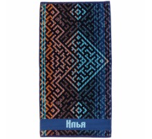 Полотенце махровое пестротканое жаккардовое Илья 7240-24