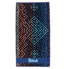 Полотенце махровое пестротканое жаккардовое Илья 7240-24