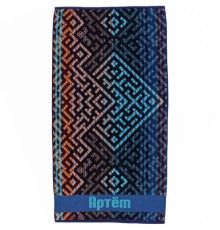 Полотенце махровое пестротканое жаккардовое Артём 7240-27