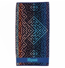 Полотенце махровое пестротканое жаккардовое Юрий 7240-20