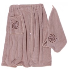 Набор полотенце сауна микрофибра мужская + полотенце 7540236 №2