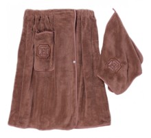 Набор полотенце сауна микрофибра мужская + полотенце 7540236 №4