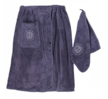 Набор полотенце сауна микрофибра мужская + полотенце 7540236 №5