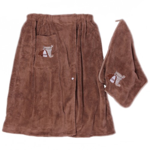 Набор полотенце сауна микрофибра мужская + полотенце 7540228 №3 из Иваново