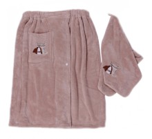 Набор полотенце сауна микрофибра мужская + полотенце 7540228 №4