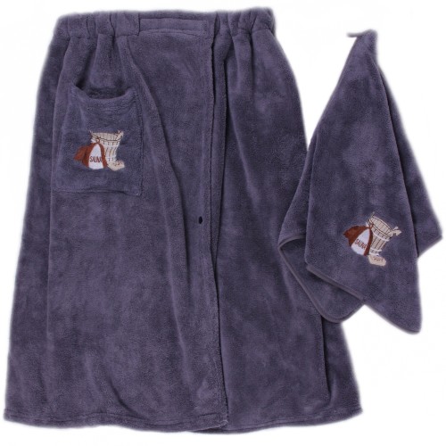 Набор полотенце сауна микрофибра мужская + полотенце 7540228 №5 из Иваново