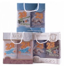 Набор полотенец из микрофибры 98-807 в сумочке  Р+Р