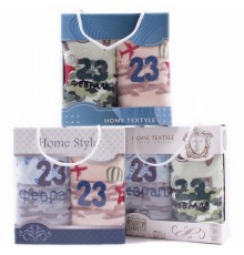 Набор полотенец из микрофибры 98-1017 в сумочке  Р+Р