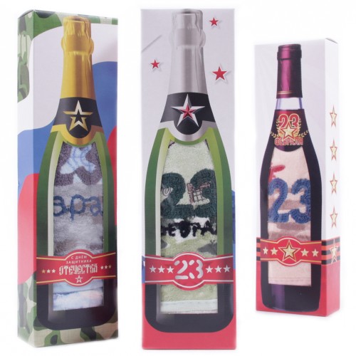 Полотенце из микрофибры 98-1017 в бутылочке  Р из Иваново