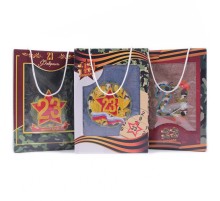 Набор полотенце из микрофибры М160 в коробке 23 февраля Л