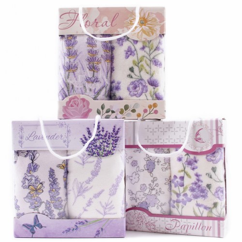 Набор полотенец микрофибра  2811337 в сумочке Р+Р из Иваново