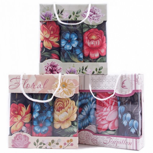 Набор вафельных полотенец Купон 50х63 см 3 штуки в сумочке 29406-1 тк из Иваново