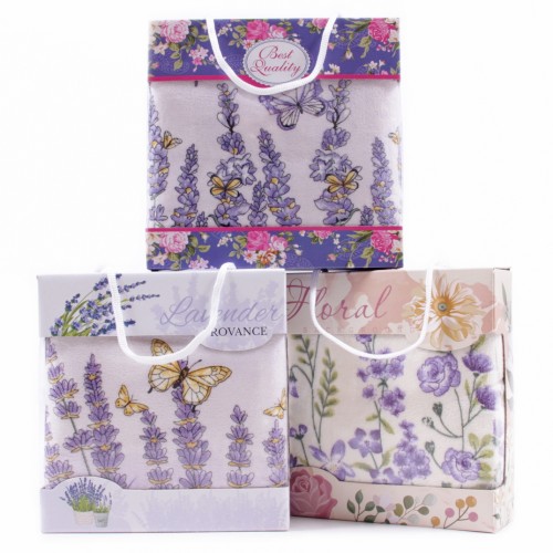 Набор полотенца микрофибра  2811337 в сумочке Р из Иваново