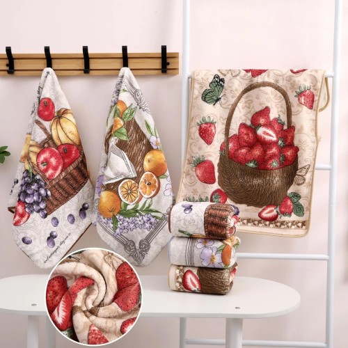 Набор полотенца микрофибра  2811348 в сумочке Р из Иваново