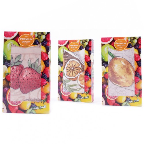 Набор полотенца микрофибра 2811348 в шоколадке  Р из Иваново