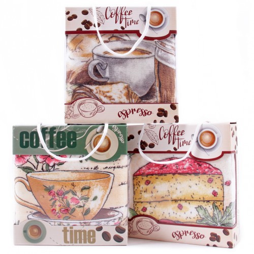 Набор полотенца микрофибра  2811349 в сумочке Р из Иваново