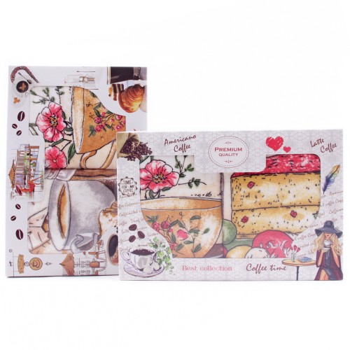 Набор полотенец микрофибра 2811349 в сумочке Р+Р из Иваново