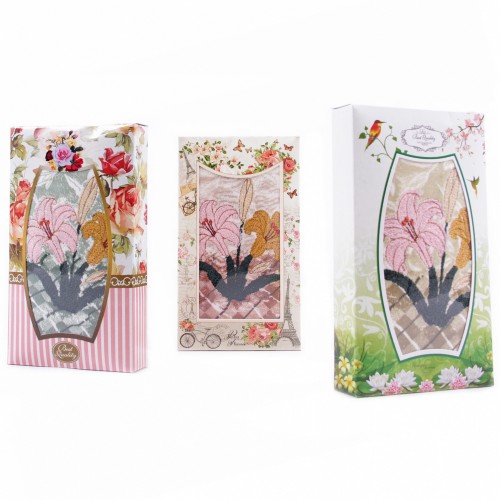 Набор полотенца микрофибра 2804342 в шоколадке  Р из Иваново