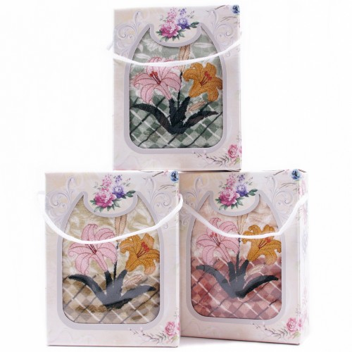 Набор полотенца микрофибра  2804342 в сумочке Р из Иваново