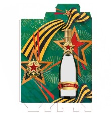 Подарочная коробка Бутылочка Ш-19 Р