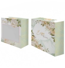 Подарочная коробка Контурные цветы ТС-41 Р+Р