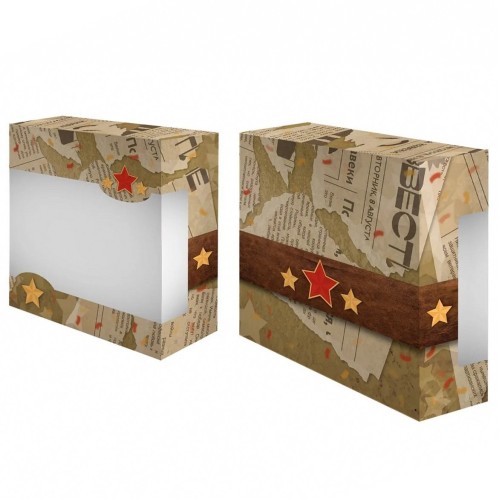 Подарочная коробка Контурные цветы ТС-43 Р+Р из Иваново